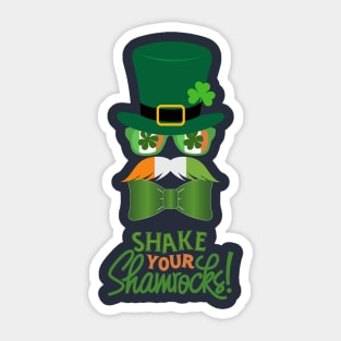 Shake Your Shamrocks! Sticker